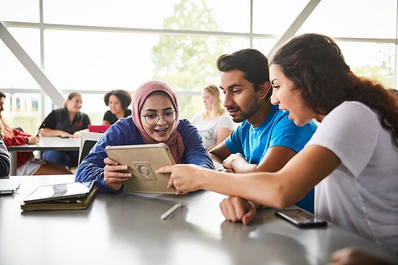 students at Maryville University